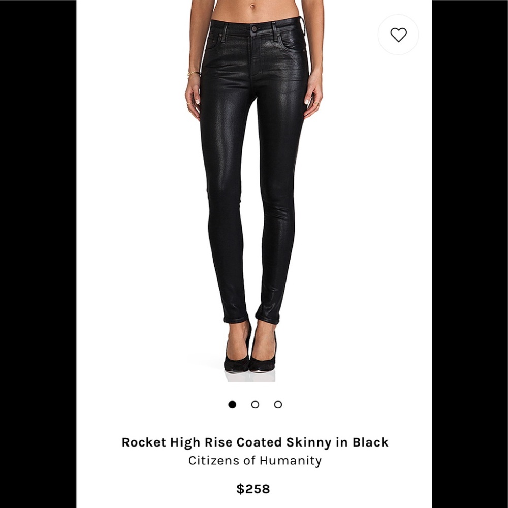 Citizens of humanity rocket coated skinny size 29